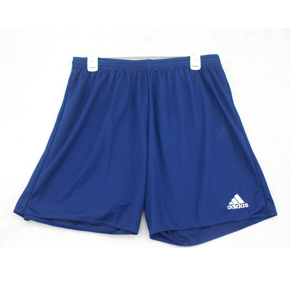 Adidas Mens Climalite‎ Soccer Shorts Navy Blue Athletic Training XL